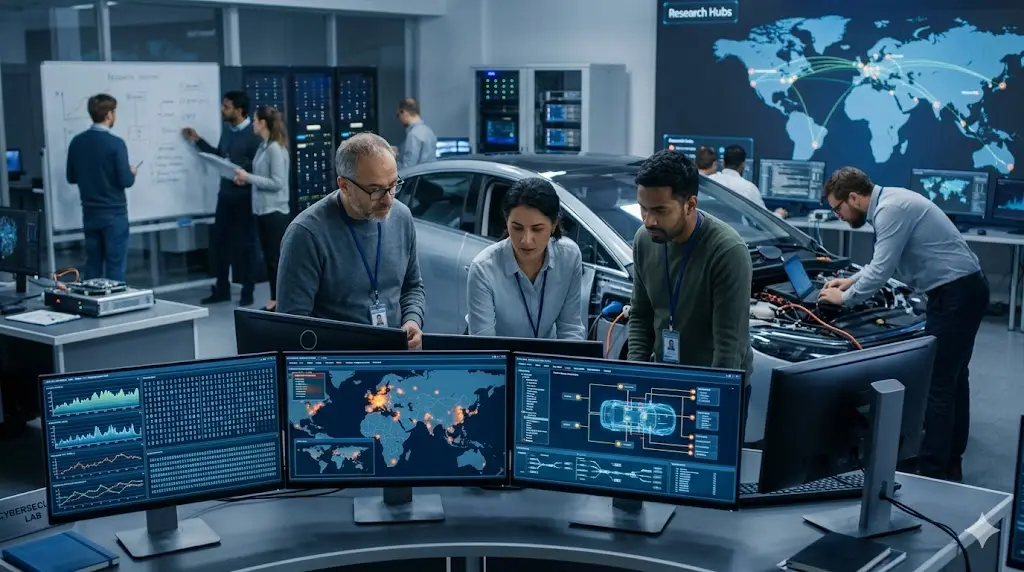 Global Research on Cybersecurity in the Automotive Industry