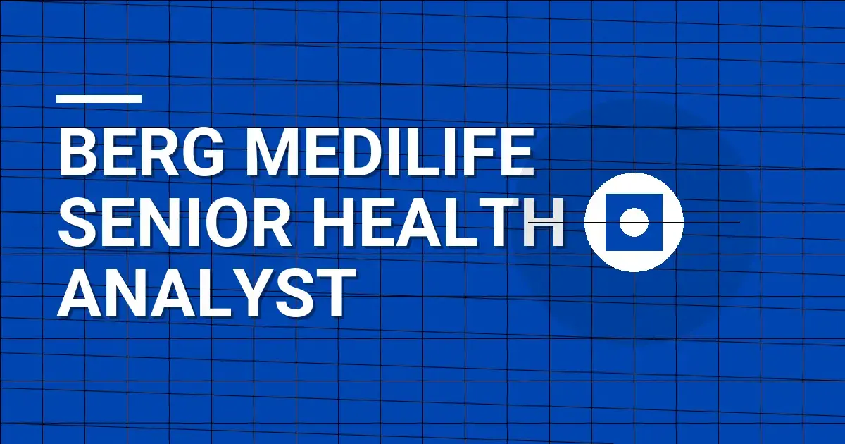 Berg MediLife Senior Health Analyst