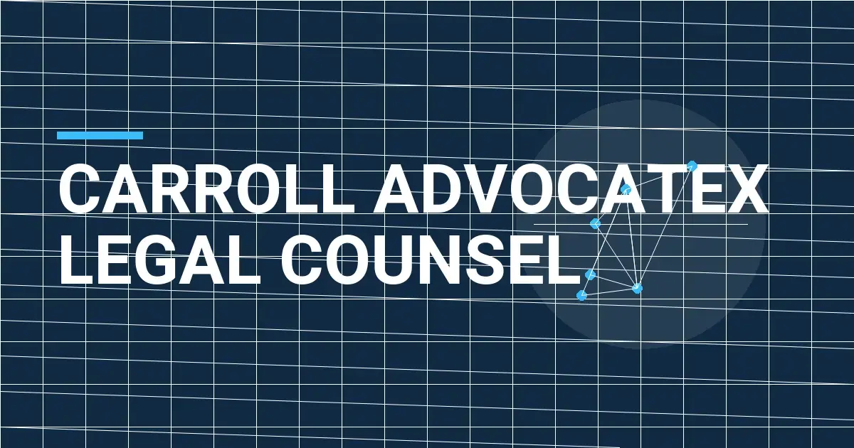 Carroll AdvocateX Legal Counsel
