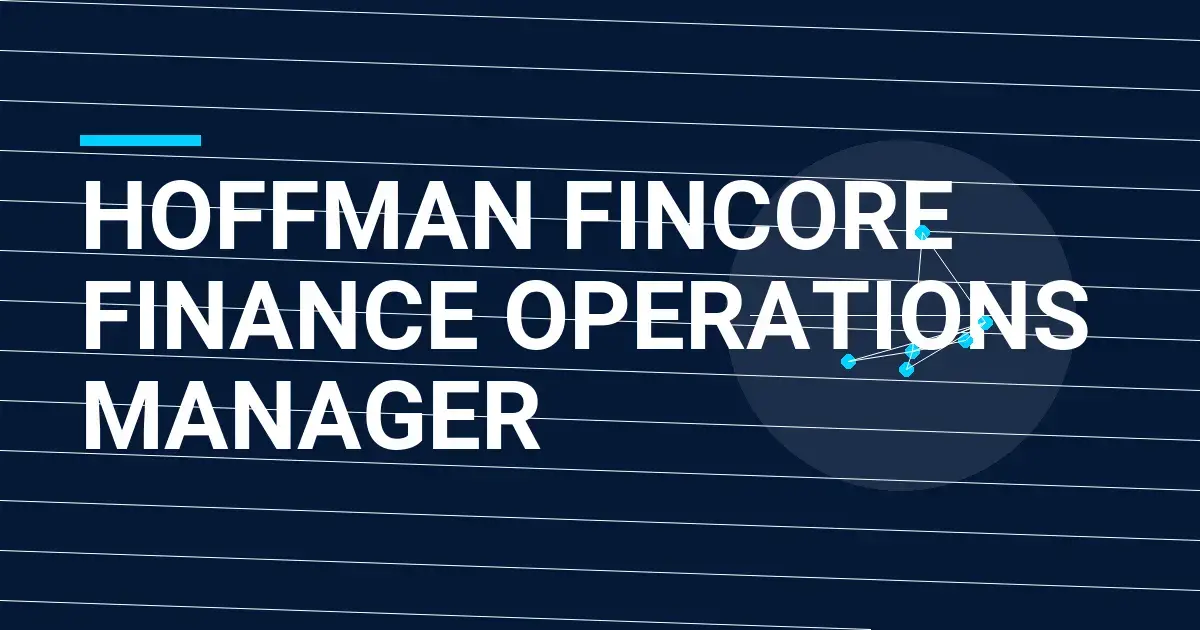 Hoffman FinCore Finance Operations Manager