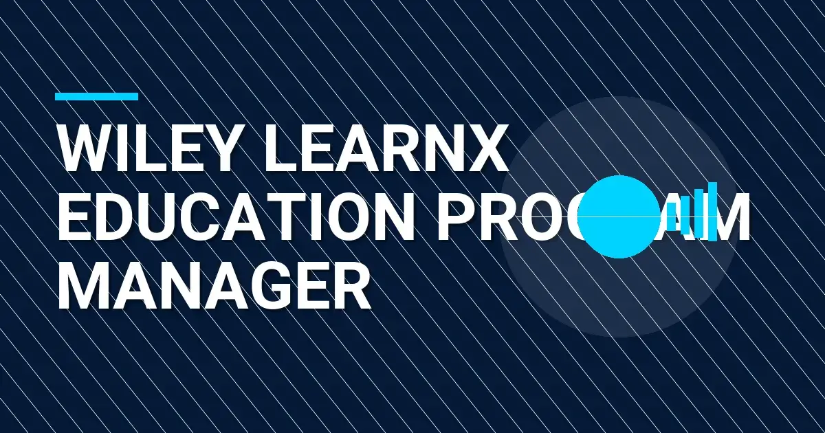 Wiley LearnX Education Program Manager