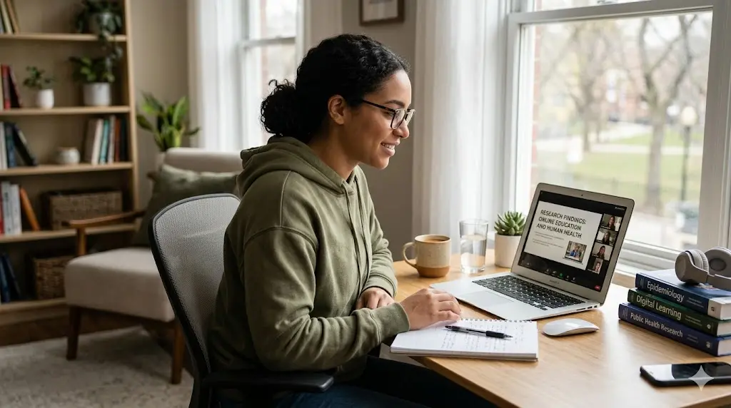 Research Findings About Online Education and Human Health