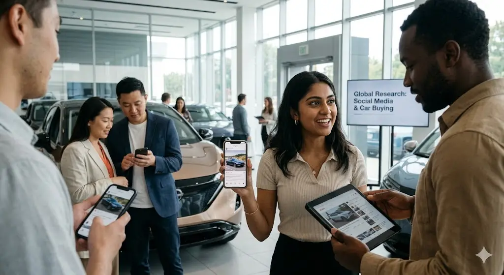 Research Findings About Social Media Influence Among Car Buyers Worldwide